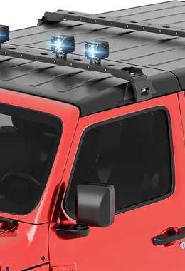 Roof Rack Cross Bars with 4 x LED Lights